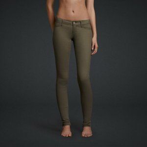Green Low Rise Hollister Jegging
